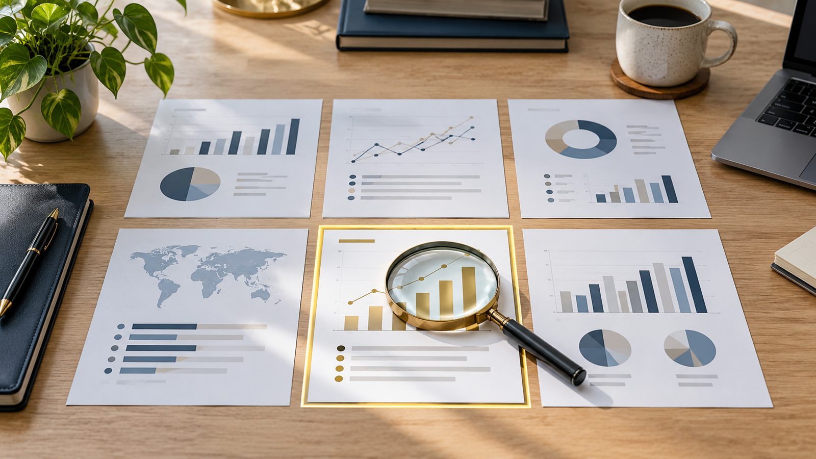 Business growth assessment identifying the priority area in a business